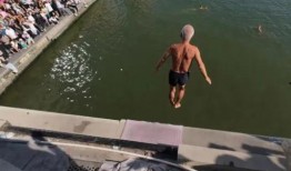 天津跳水大爷爆料视频,惊险一跳背后的故事